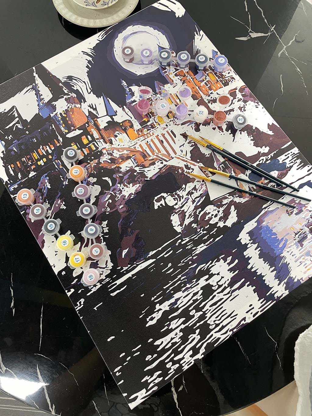 Customer photo review of Harry Potter - Château de Poudlard la Nuit