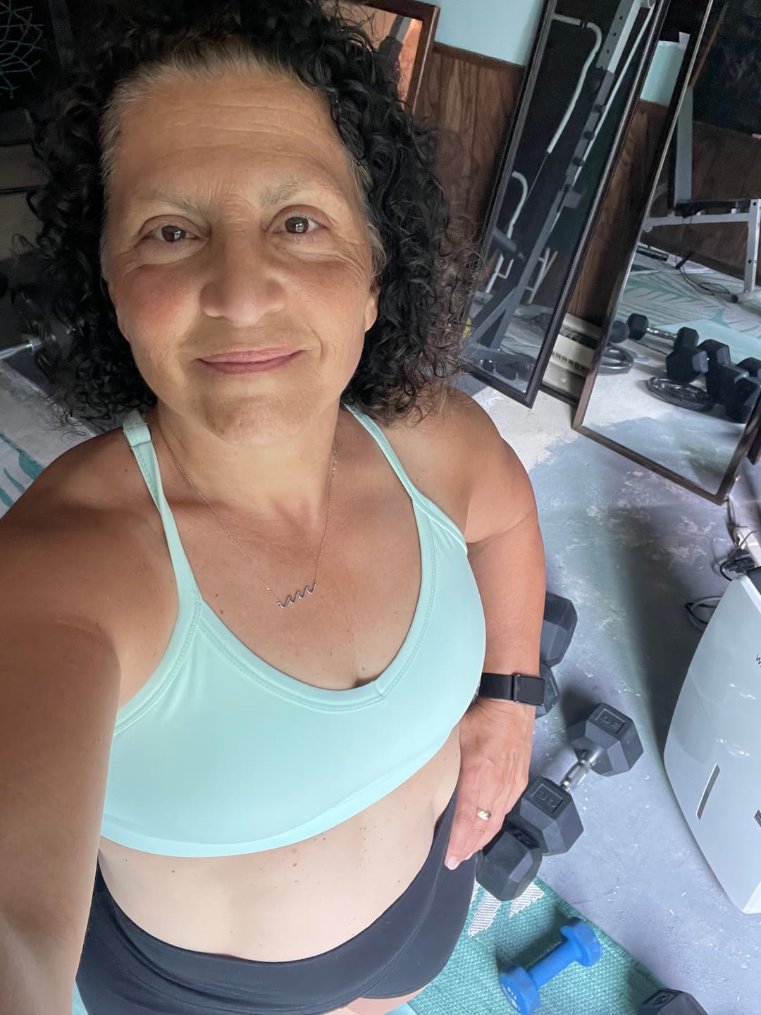 Customer photo review of DAYDREAM Strappy Sports Bra