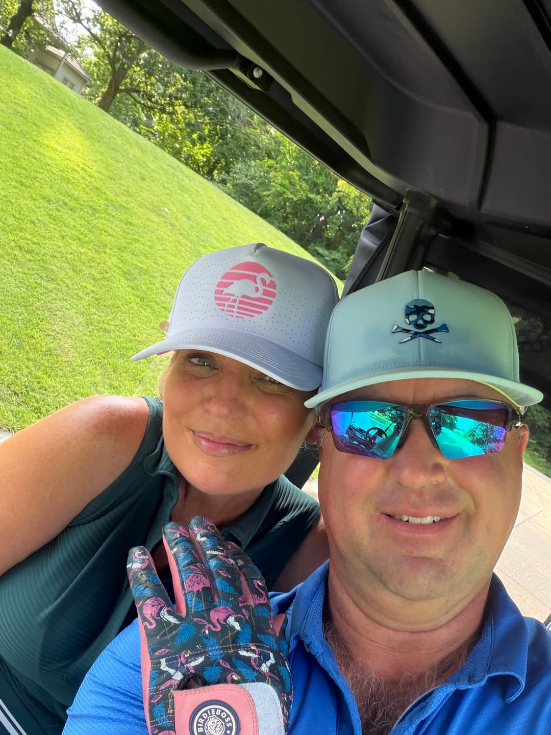 Customer photo review of Blue Flamingo Glove