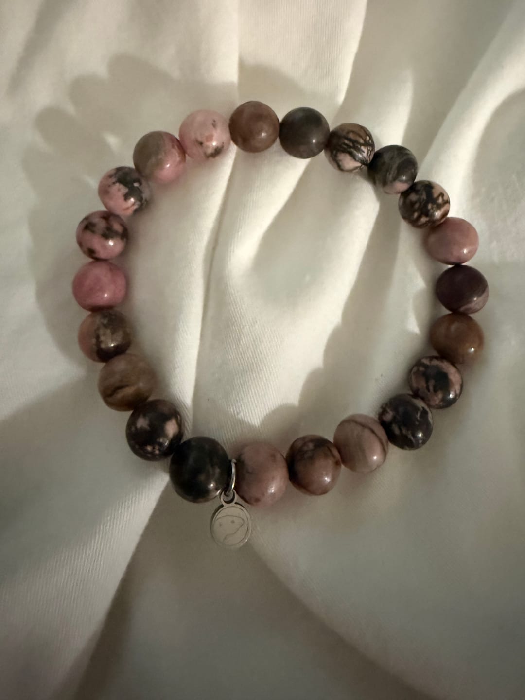 Customer photo review of Rhodolite Bracelet