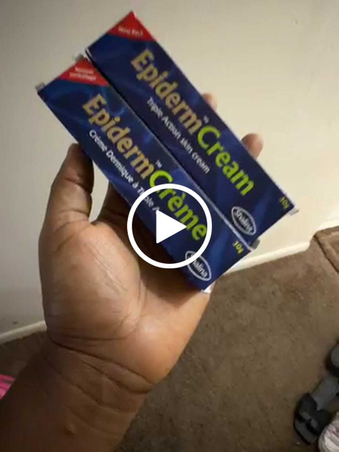 Customer video review of Box of Epiderm Cream by Shalina, 30g – Epiderm Cream for Smooth, Even Skin