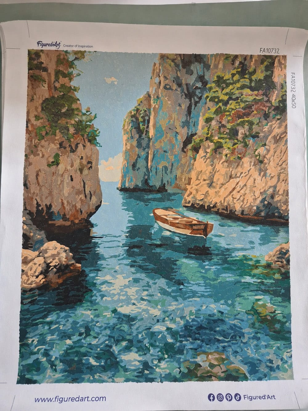 Customer photo review of Crique Bleue Paisible