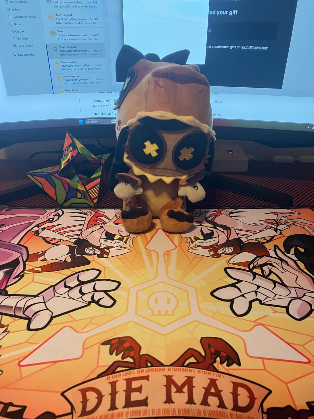 Customer photo review of Cyn T-Rex Plush
