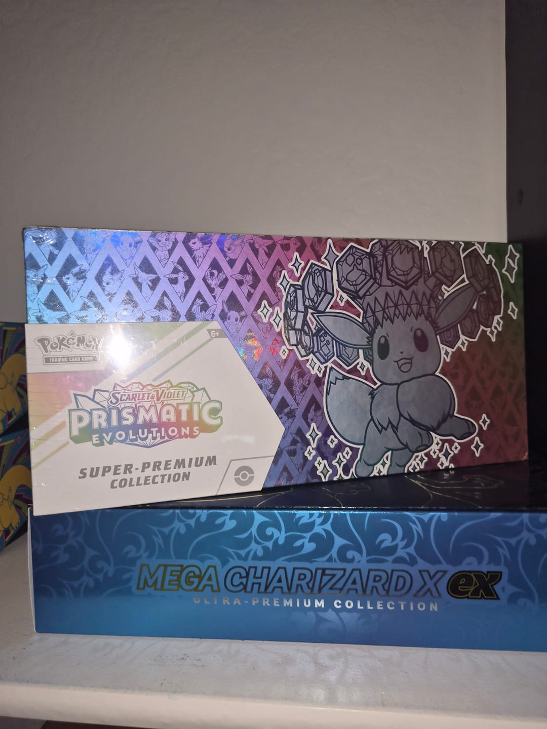 Customer photo review of Prismatic Evolutions Super-Premium Collection - SV: Prismatic Evolutions