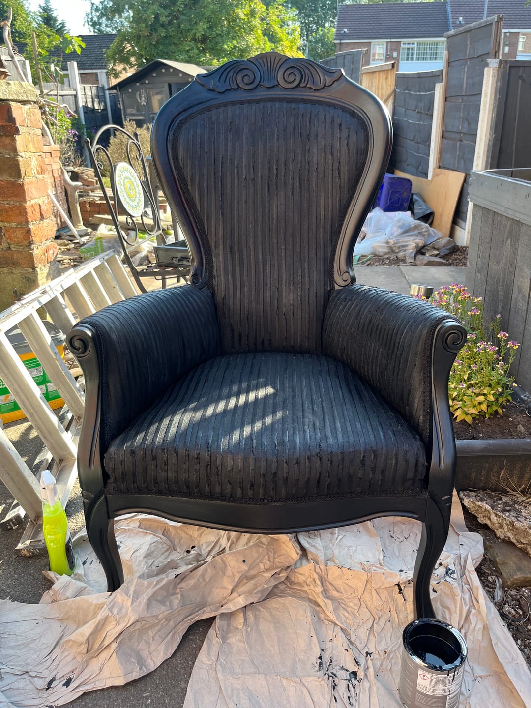 Customer photo review of Fabric Paint -- Black
