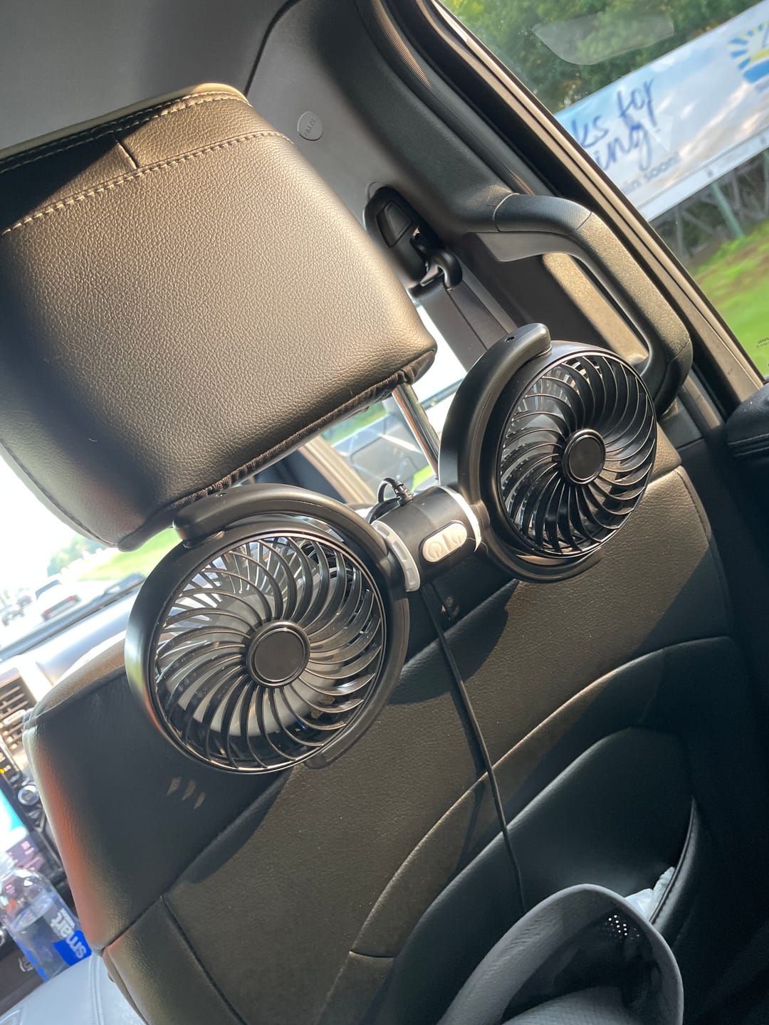 Customer photo review of Team K9® Backseat Dog Cooling Fans (USB-A)