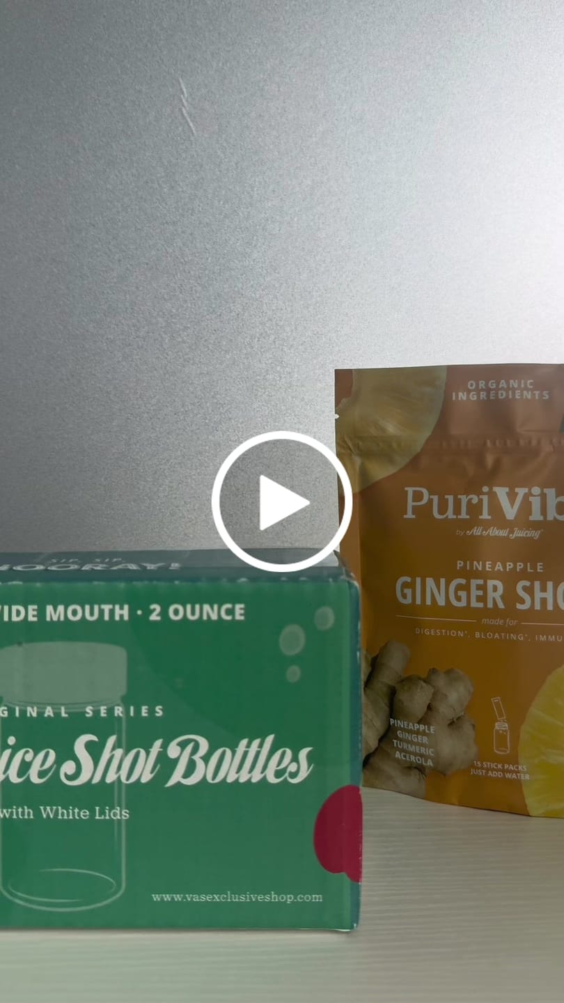 Customer video review of Pineapple Ginger Shots