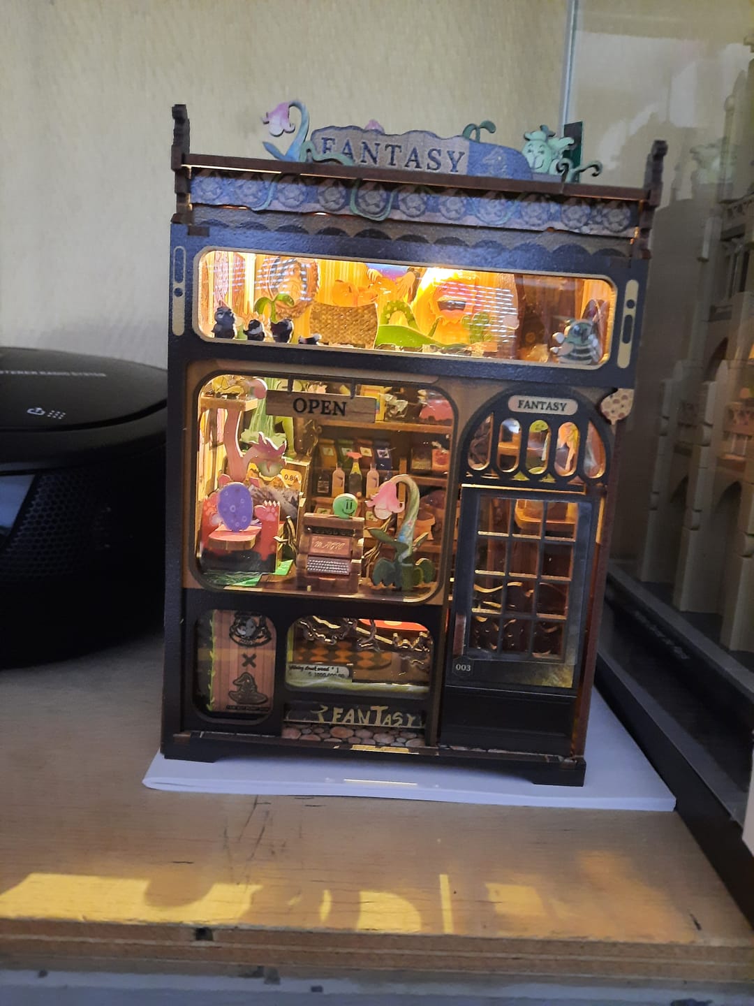Customer photo review of DIY Book Nook Kit - Fantasy Plant Shop