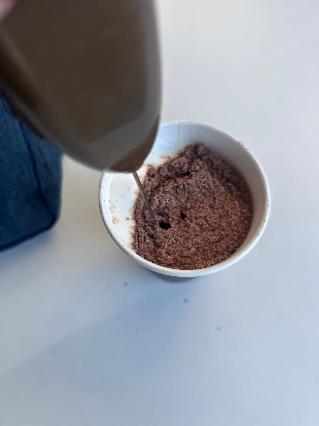 Customer photo review of Kit Prime: Caramelo Creatina, Supercafé Choc Suíço e Melatonina