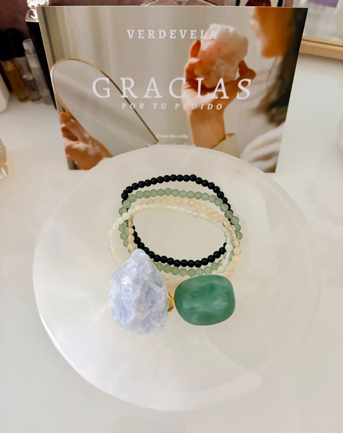 Customer photo review of Bol de Selenita Redondo | Bienestar - Tranquilidad
