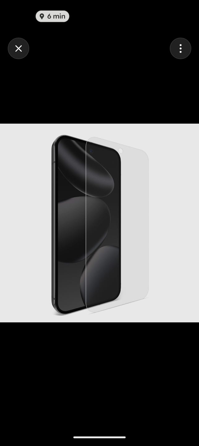 Customer photo review of Tempered Glass Screen Protector