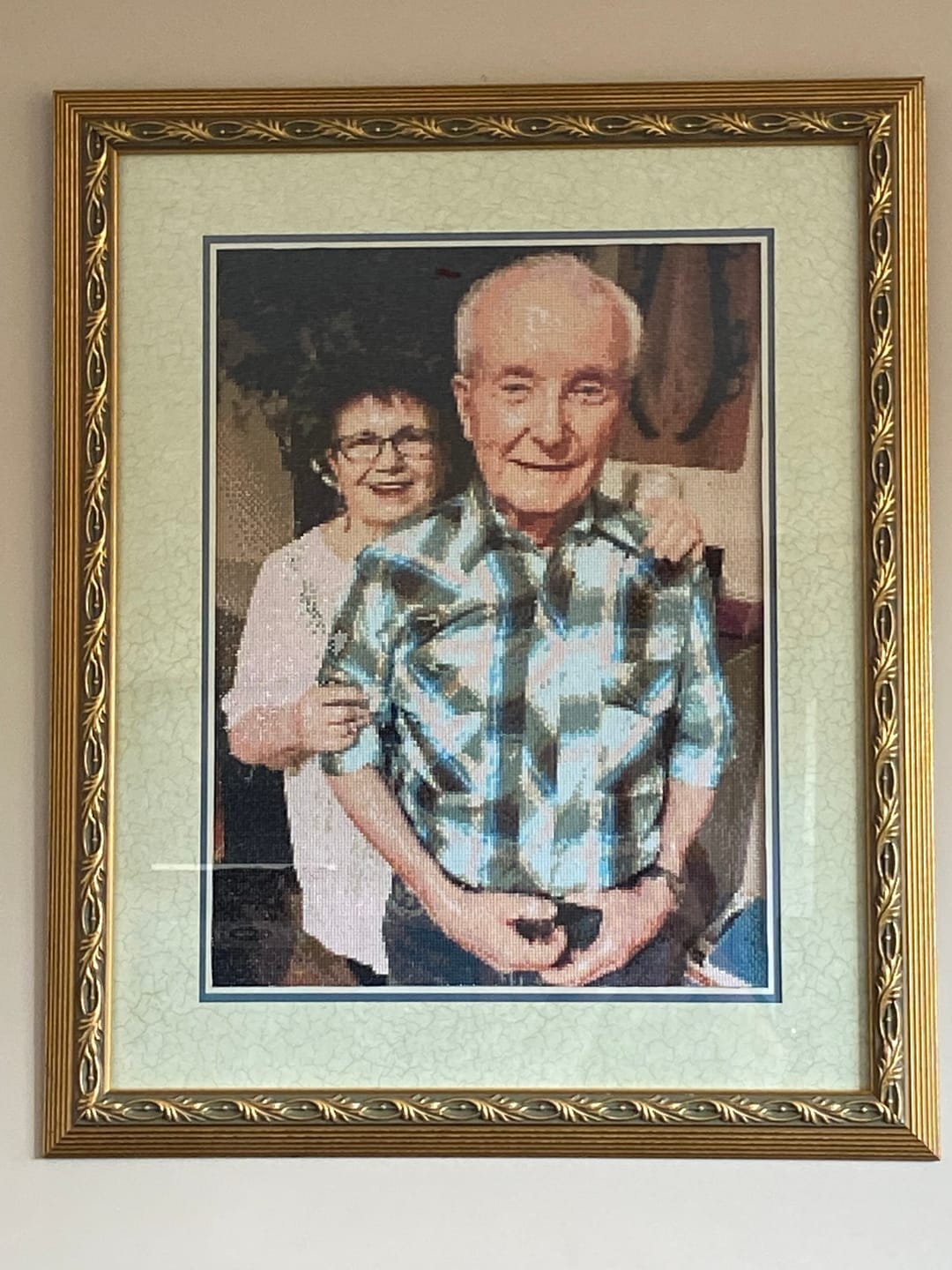 Customer photo review of Worlds Best Customized Diamond Painting Kit