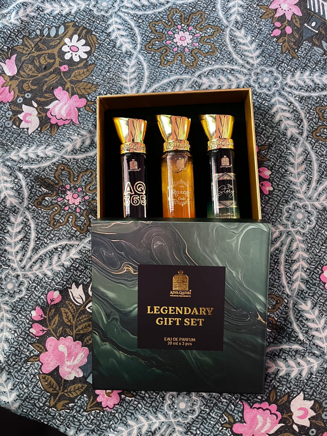 Customer photo review of Legendary Gift Set 3 Pcs Set of Premium Perfume Spray