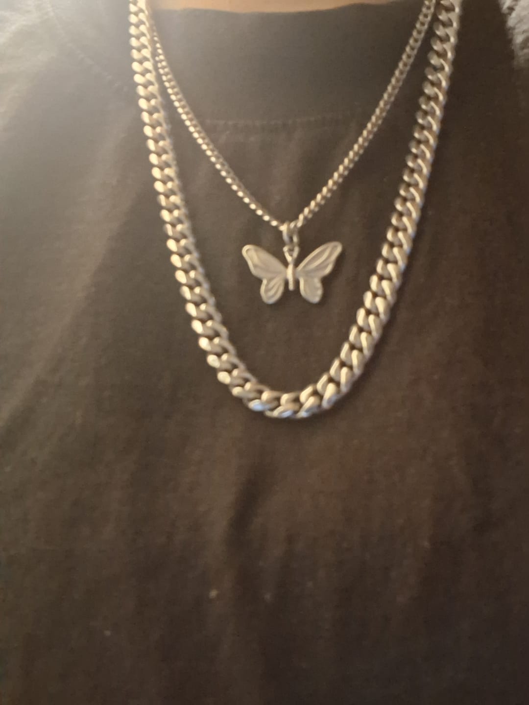 Customer photo review of BUTTERFLY PENDANT