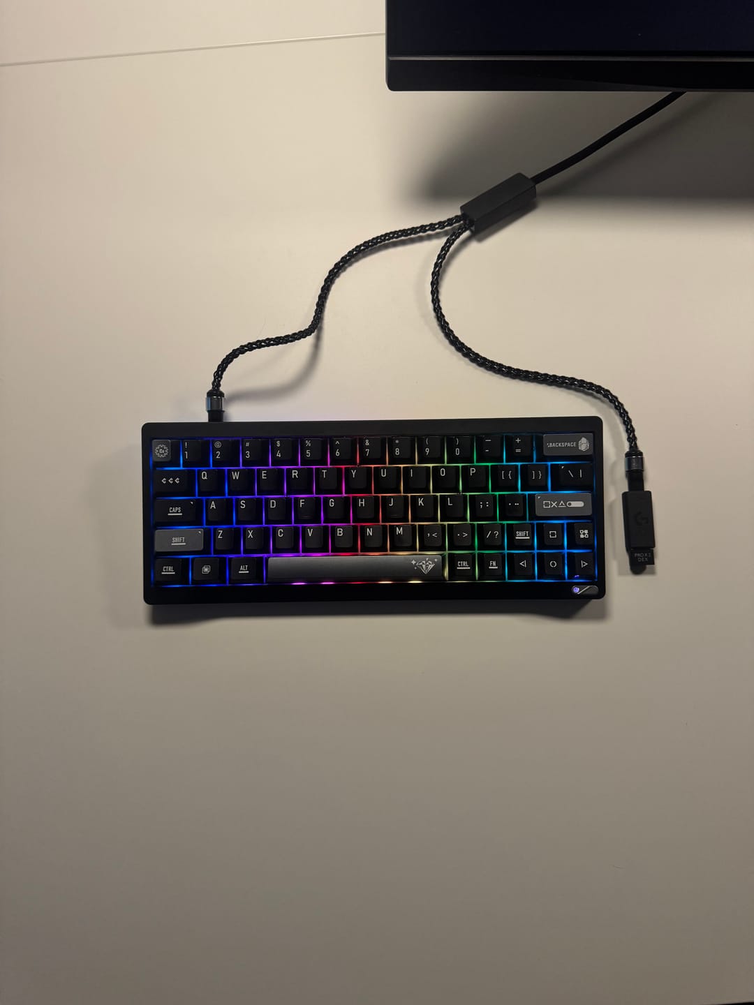 Customer photo review of Chilkey SF60 Alüminyum Klavye (Manyetik Switch / HE)