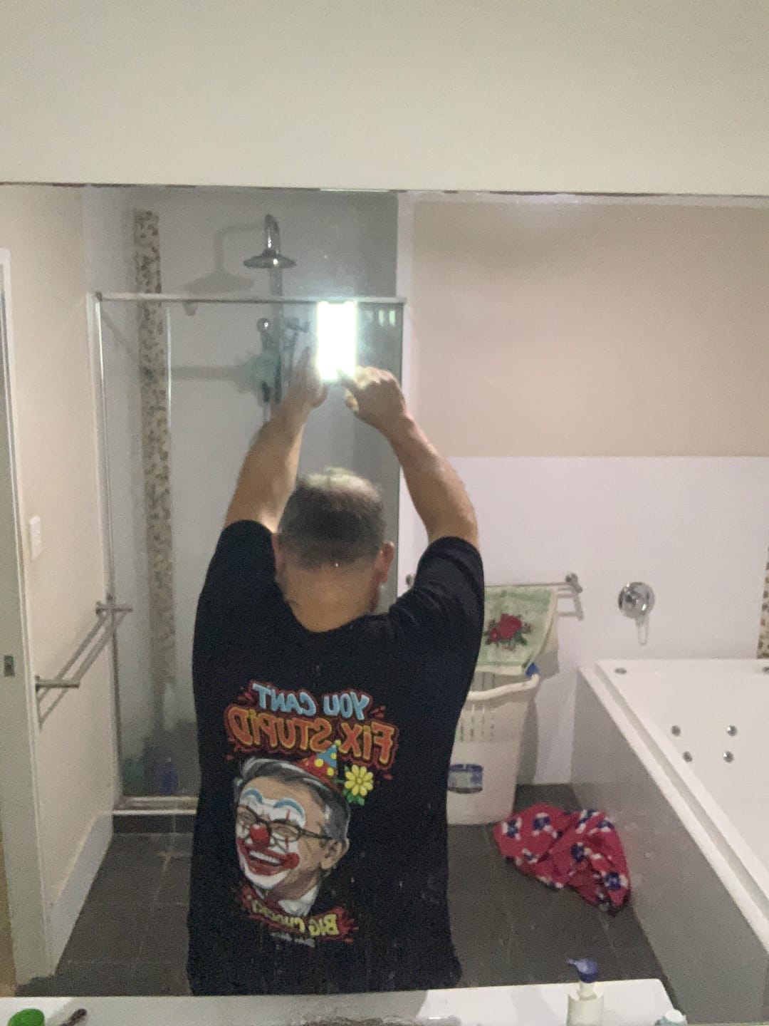 Customer photo review of Big Chocky | Fit In Tee