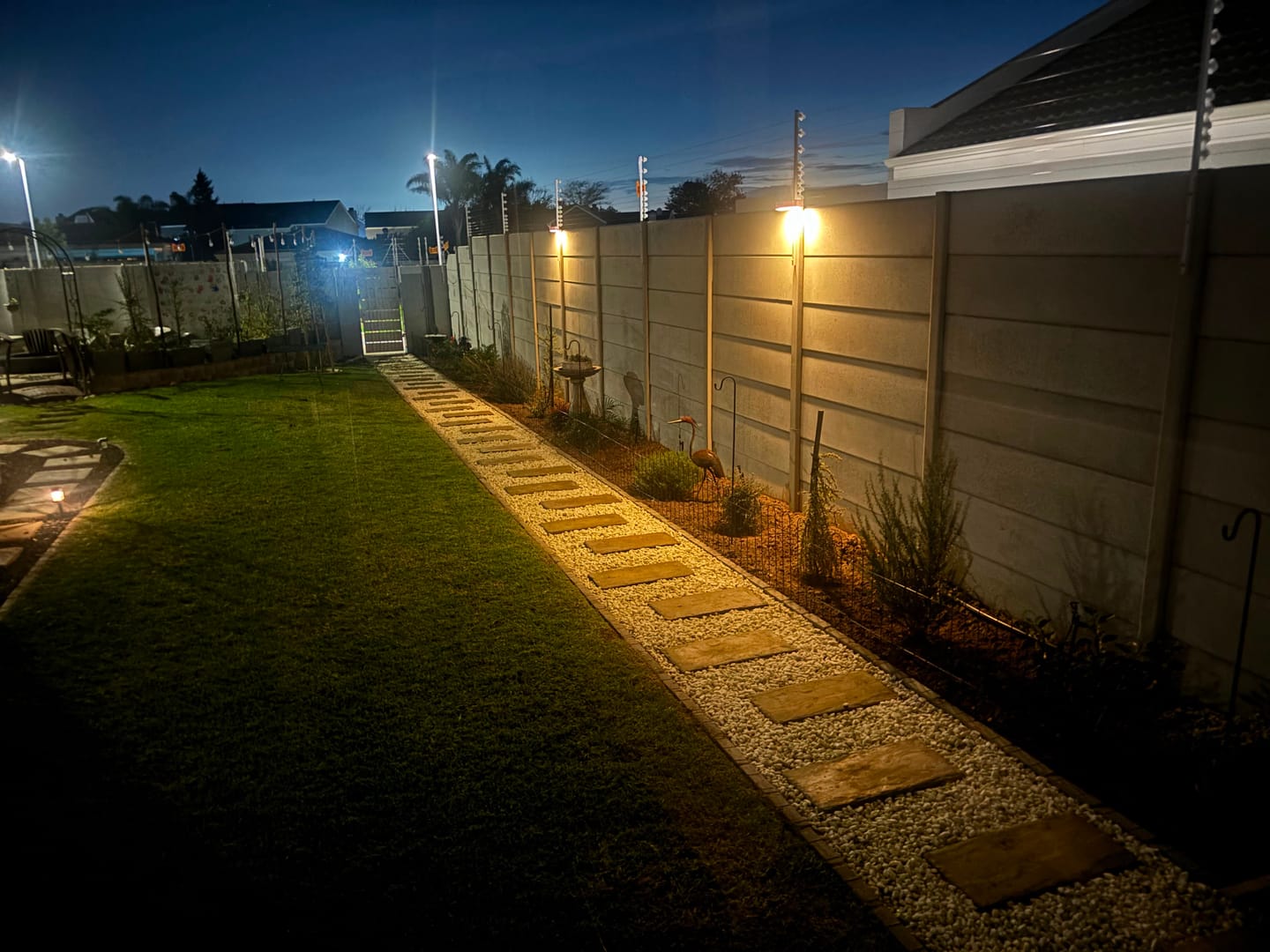 Customer photo review of Solar Wall Light with Motion Sensor