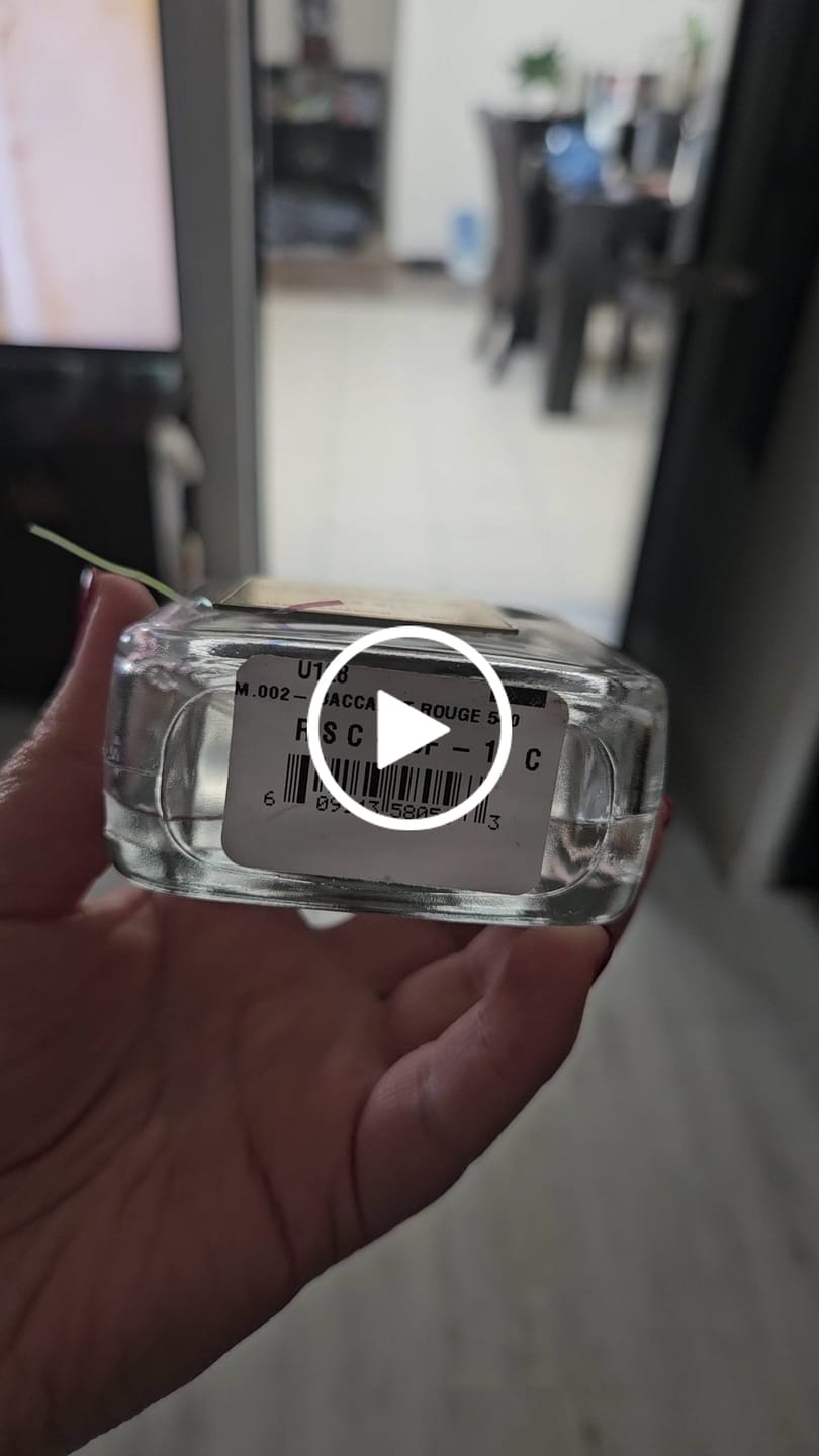 Customer video review of M.002 - Inspirado en Baccarat Rouge 540