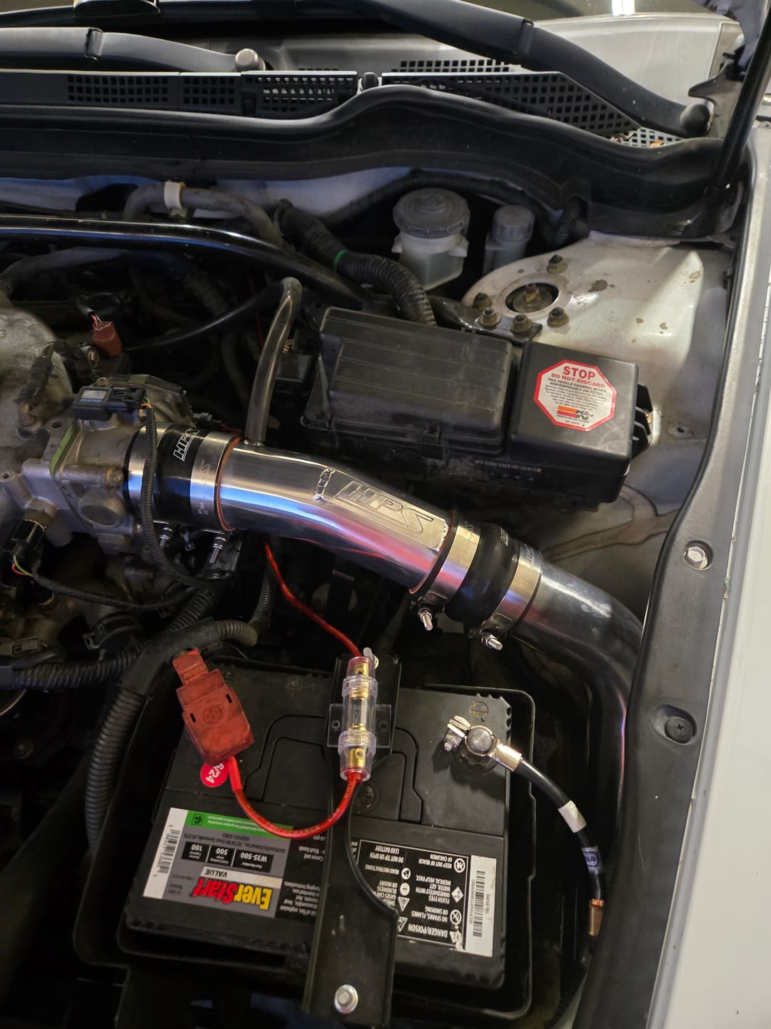 Customer photo review of HPS Cold Air Intake Kit 2003-2007 Honda Accord 3.0L V6, Converts to Shortram, 837-275