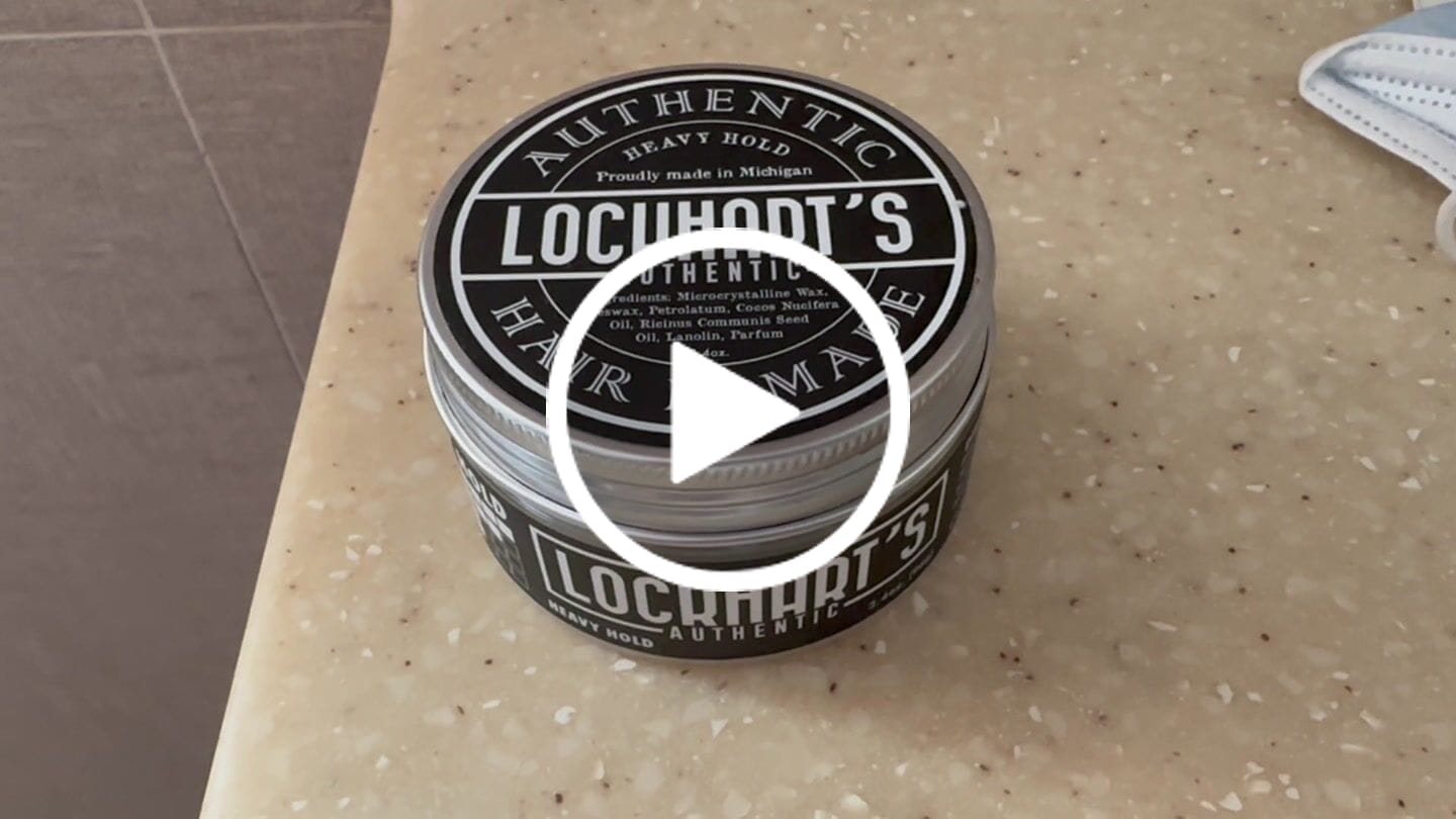 Customer video review of Lockhart's Heavy Hold Pomade