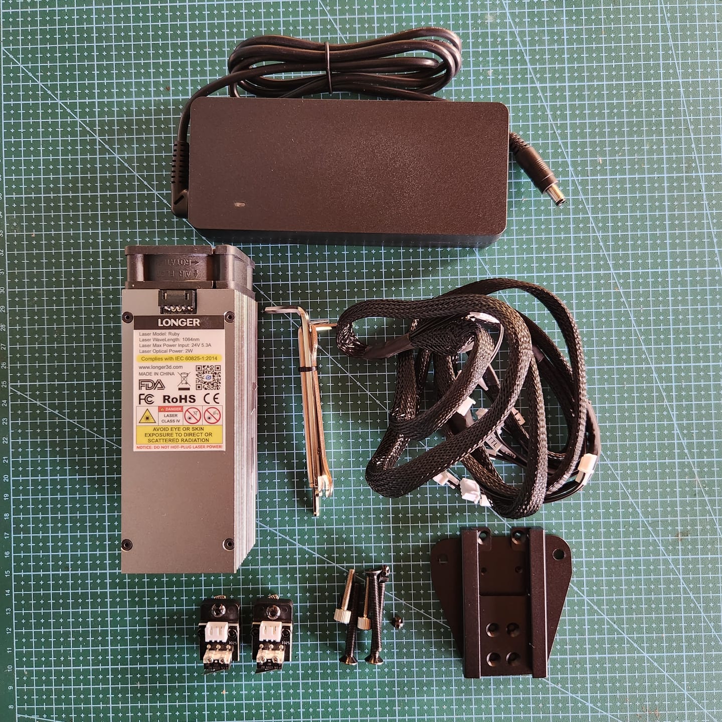 Customer photo review of LONGER Ruby Pulsed Infrared Laser Module for Laser B1 / Ray5 Series