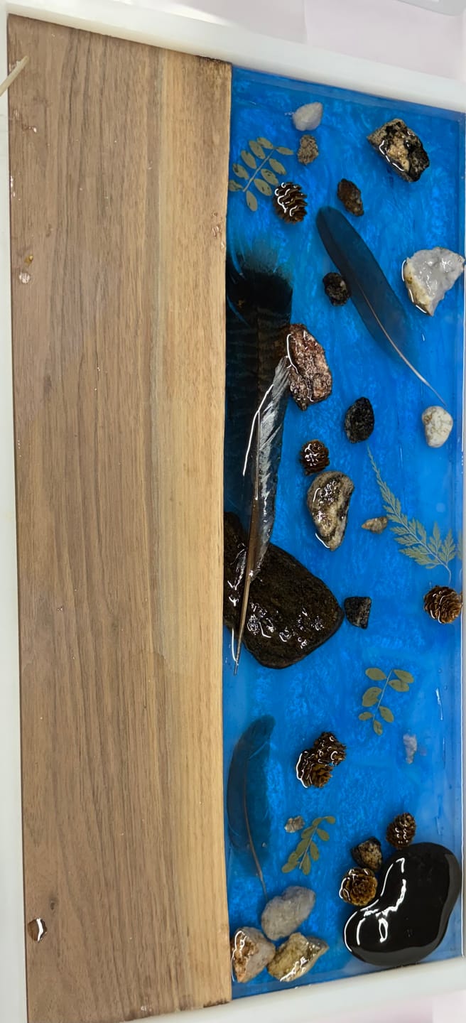 Customer photo review of 24x12x1.5" Silicone Mold For Epoxy Resin - Charcuterie Board Form