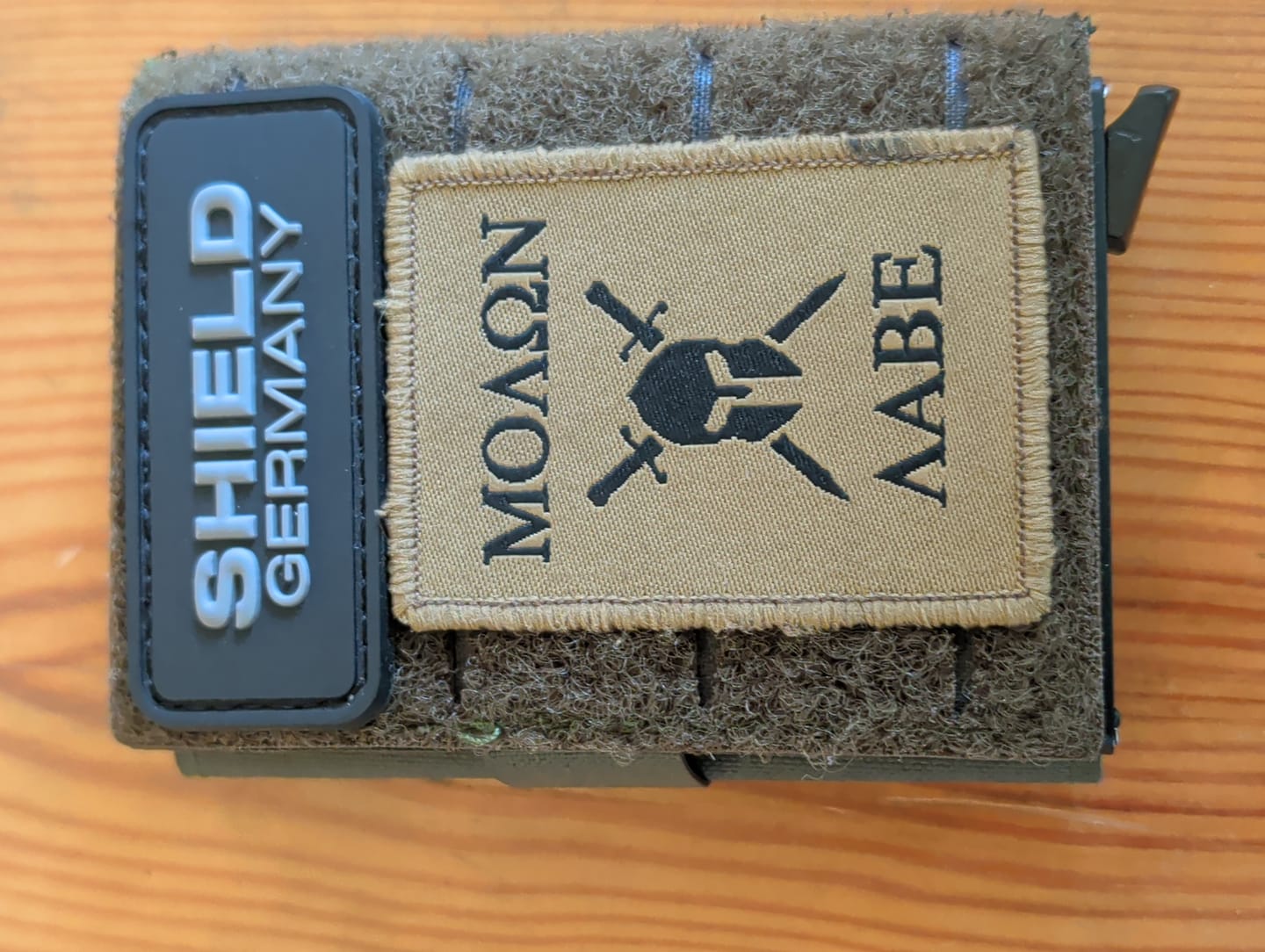Customer photo review of Tactical Wallet MK2 - Steingrau Oliv
