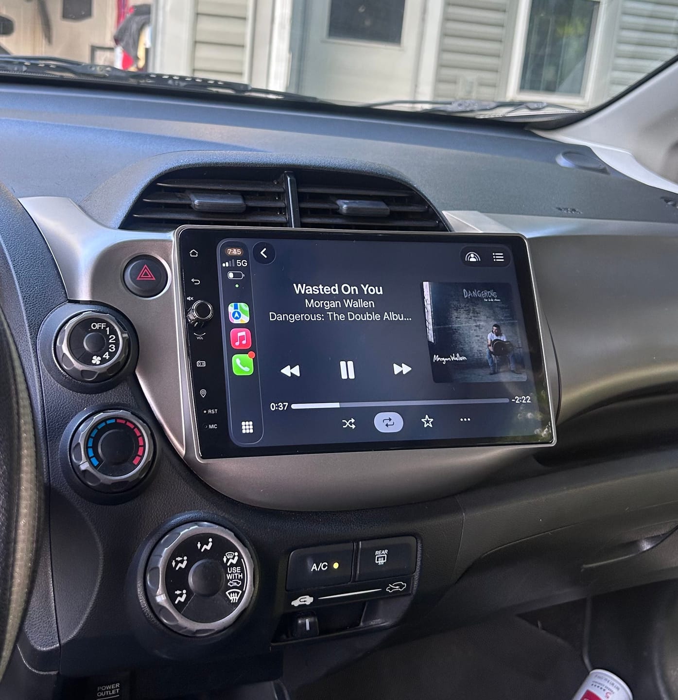Customer photo review of Honda Jazz/Fit 2008-2013 — Premium 10.1” CarPlay & Android Auto Head Unit