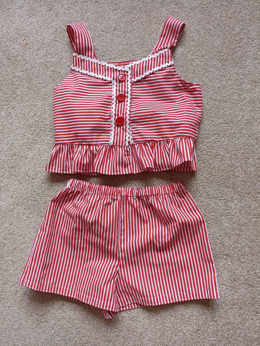Customer photo review of Candy Stripes Polycotton Fabric