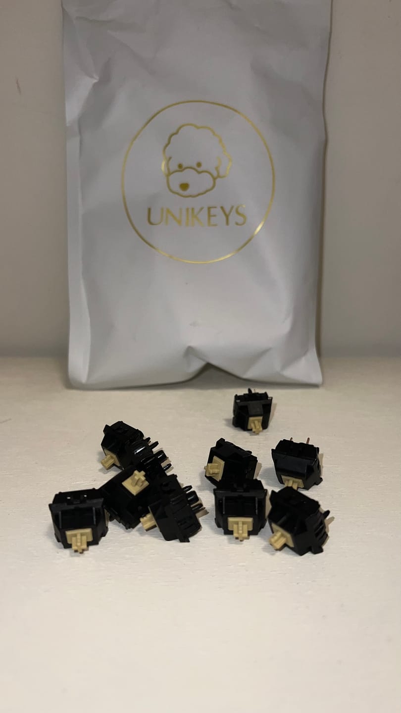Customer photo review of KEYGEEK Y3 LINEAR SWITCH FACTORY LUBED (10PCS)