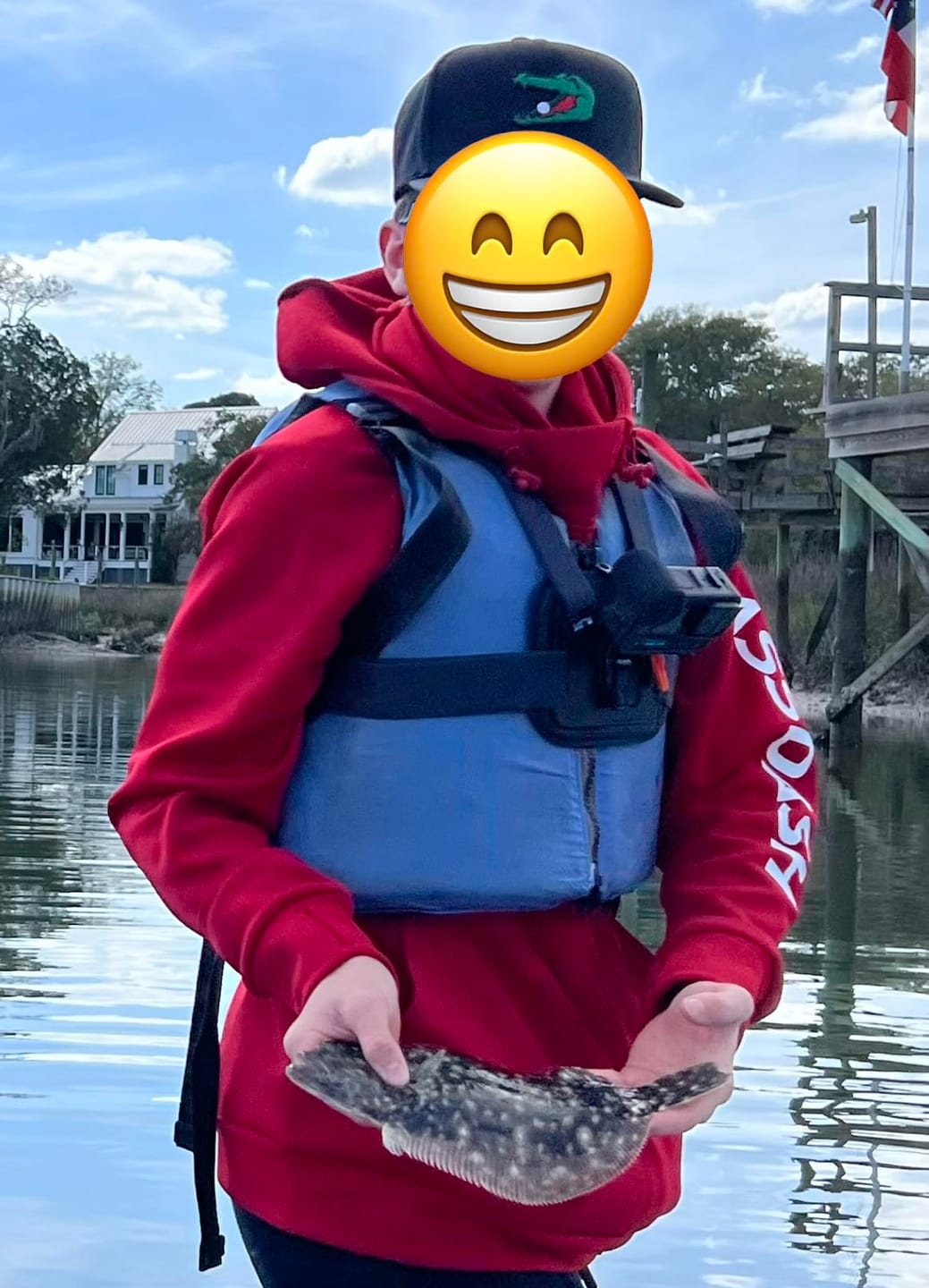 Customer photo review of Men’s Fleece Hoodie with Neck Gaiter FS18M