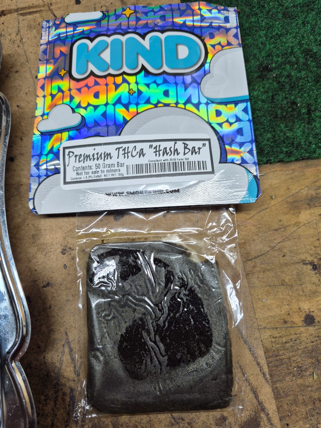 Customer photo review of Premium THCa Hash Bar