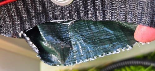 Customer photo review of Poolplanen rund PE Material - grün