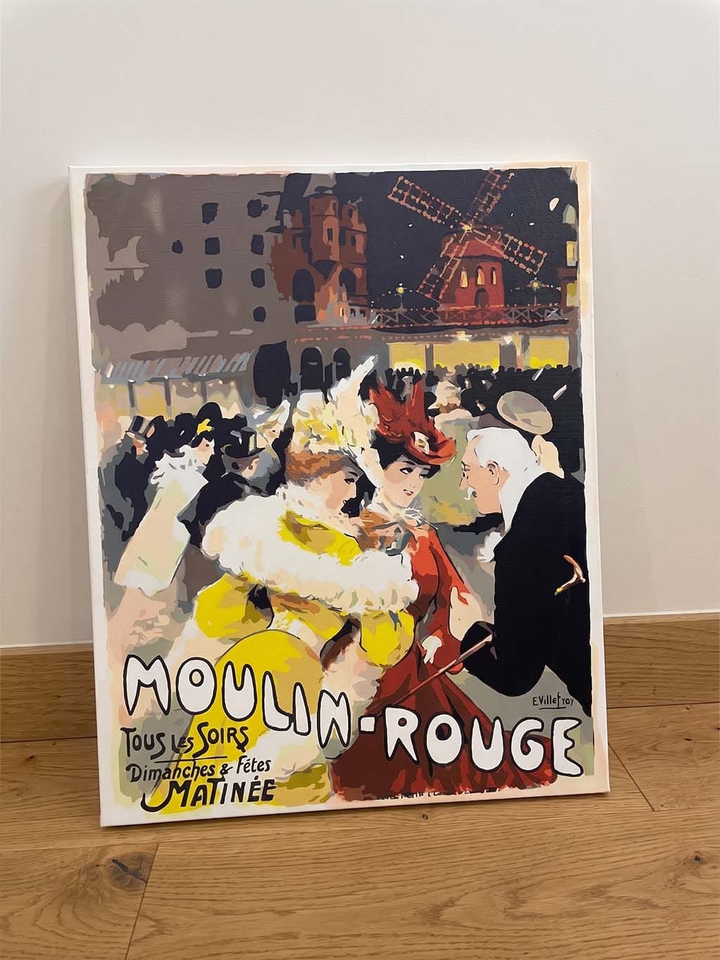 Customer photo review of Affiche Moulin Rouge - Dame jaune