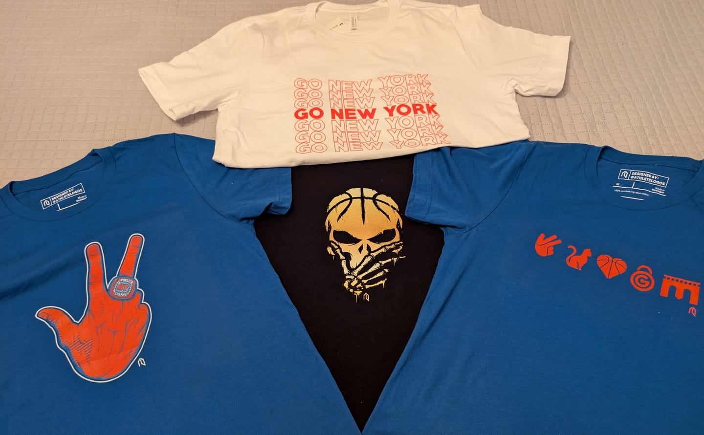 Customer photo review of The Brunisher Gold T-Shirt
