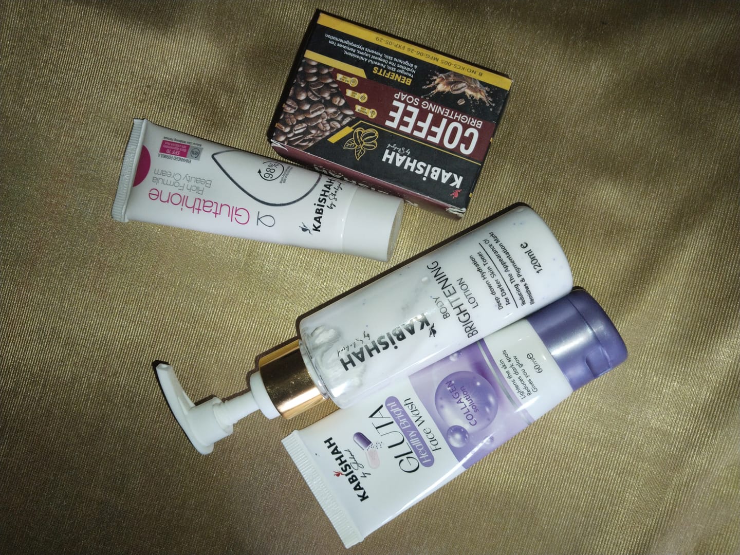 Customer photo review of Coffee Brightening Soap Double Pack