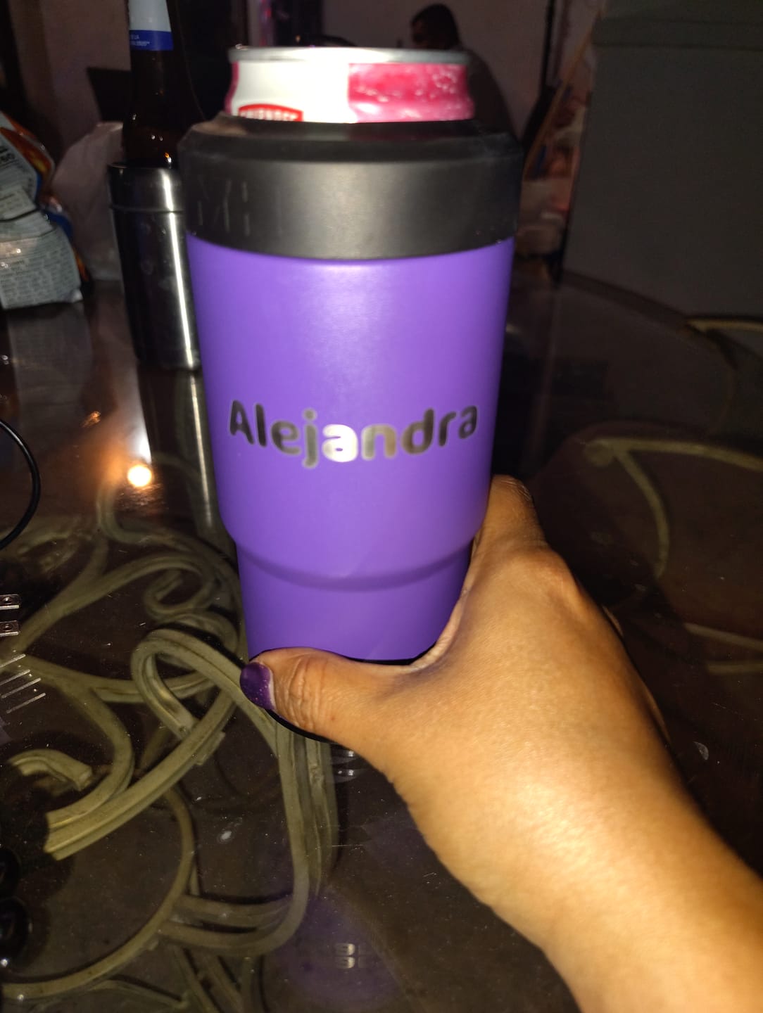 Customer photo review of Master Holder 4 en 1 Anti-Caída Termo Cervecero Porta Lata | 473 ml