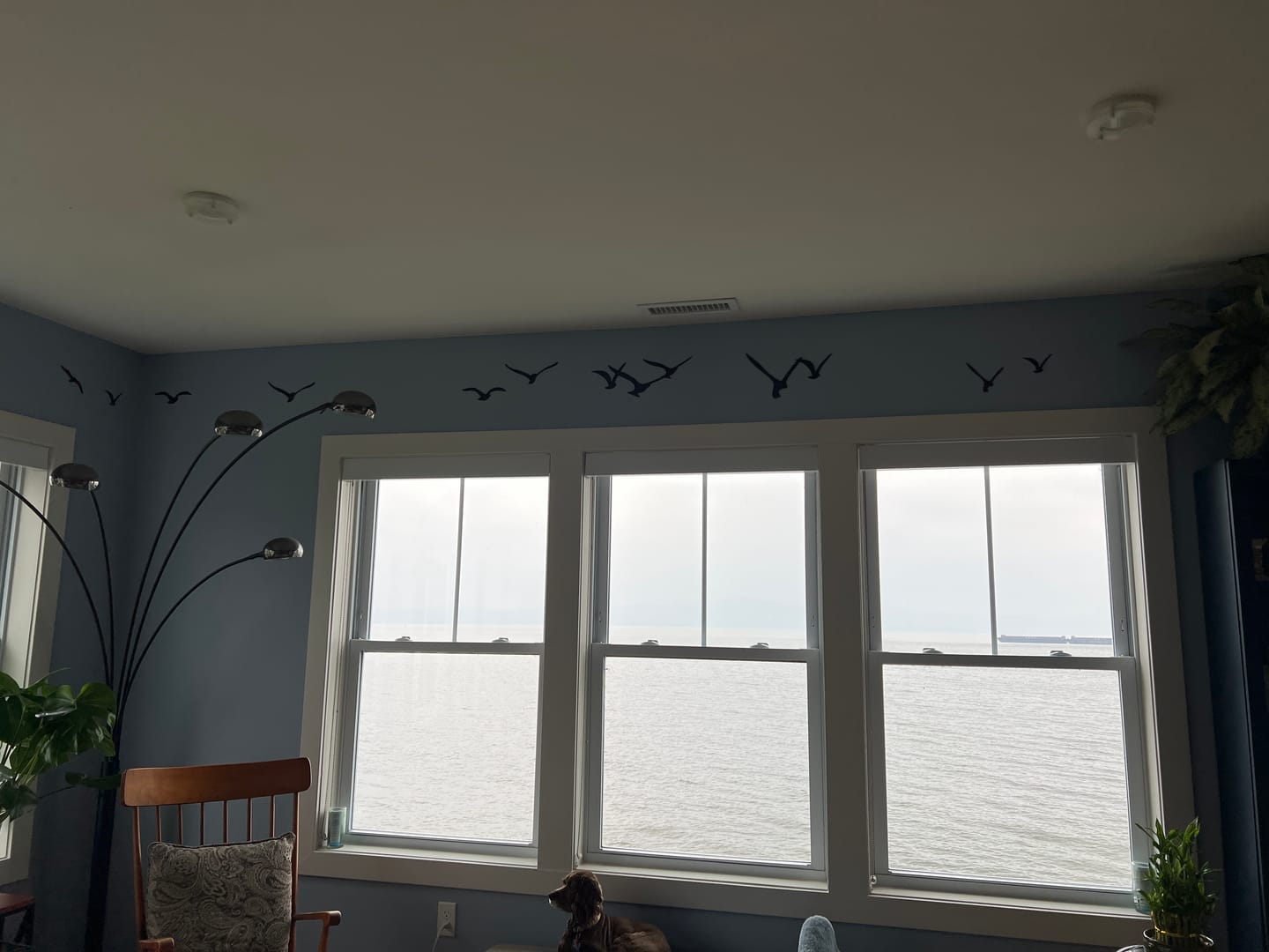 Customer photo review of Flying Birds Metal Wall Art