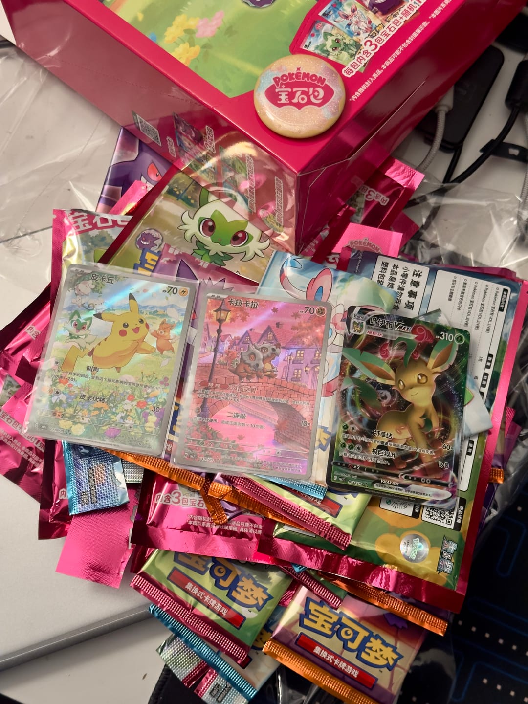 Customer photo review of Pokemon TCG - Chinese: Gem Medallion Bag