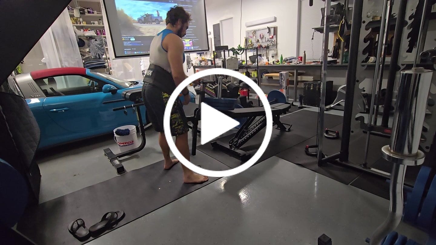 Customer video review of APEX BARRETT BELT SQUAT