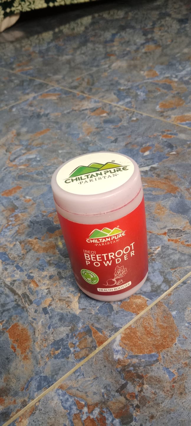 Customer photo review of Organic Beetroot Powder – Better Heart Health, Healthy Blood Pressure, Healthy Blood Circulation, Perfect Skin & Lip Care (Chukandar Powder) [چکندر]