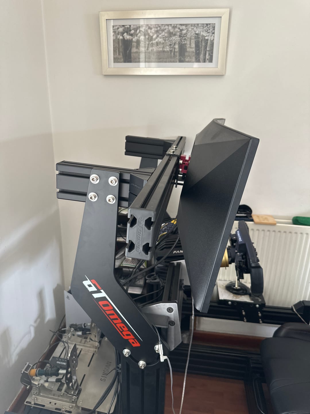 Customer photo review of PRIME Integrated Monitor Mount