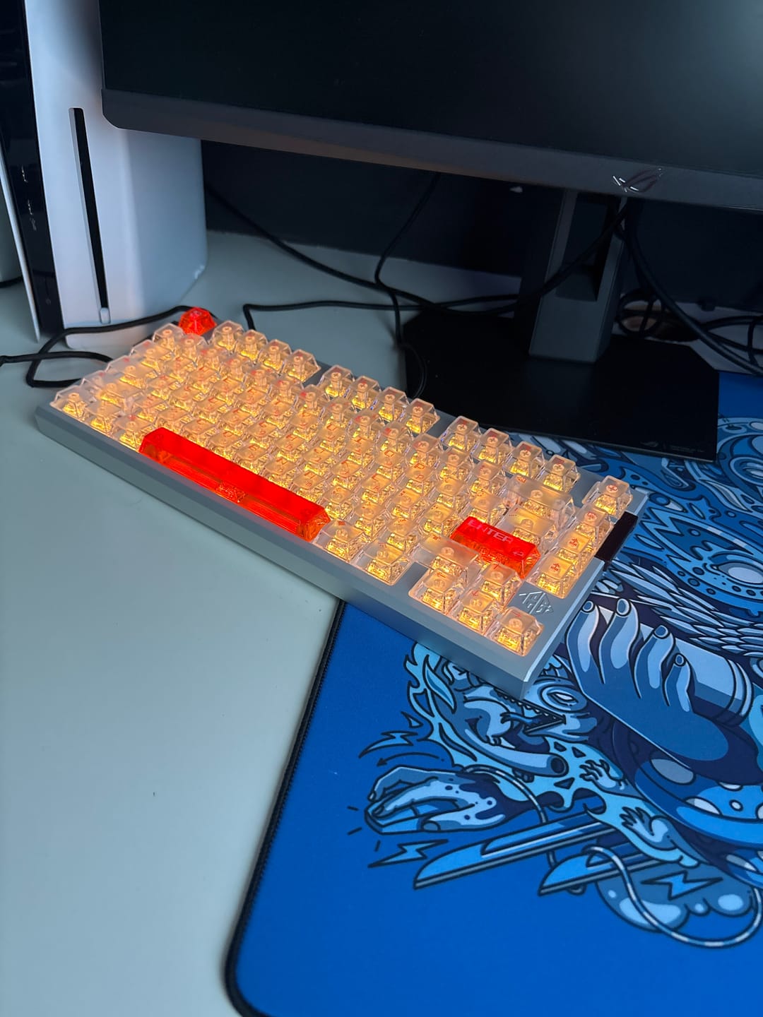 Customer photo review of WEIKAV EG75 Alüminyum Klavye (Manyetik Switch / HE)