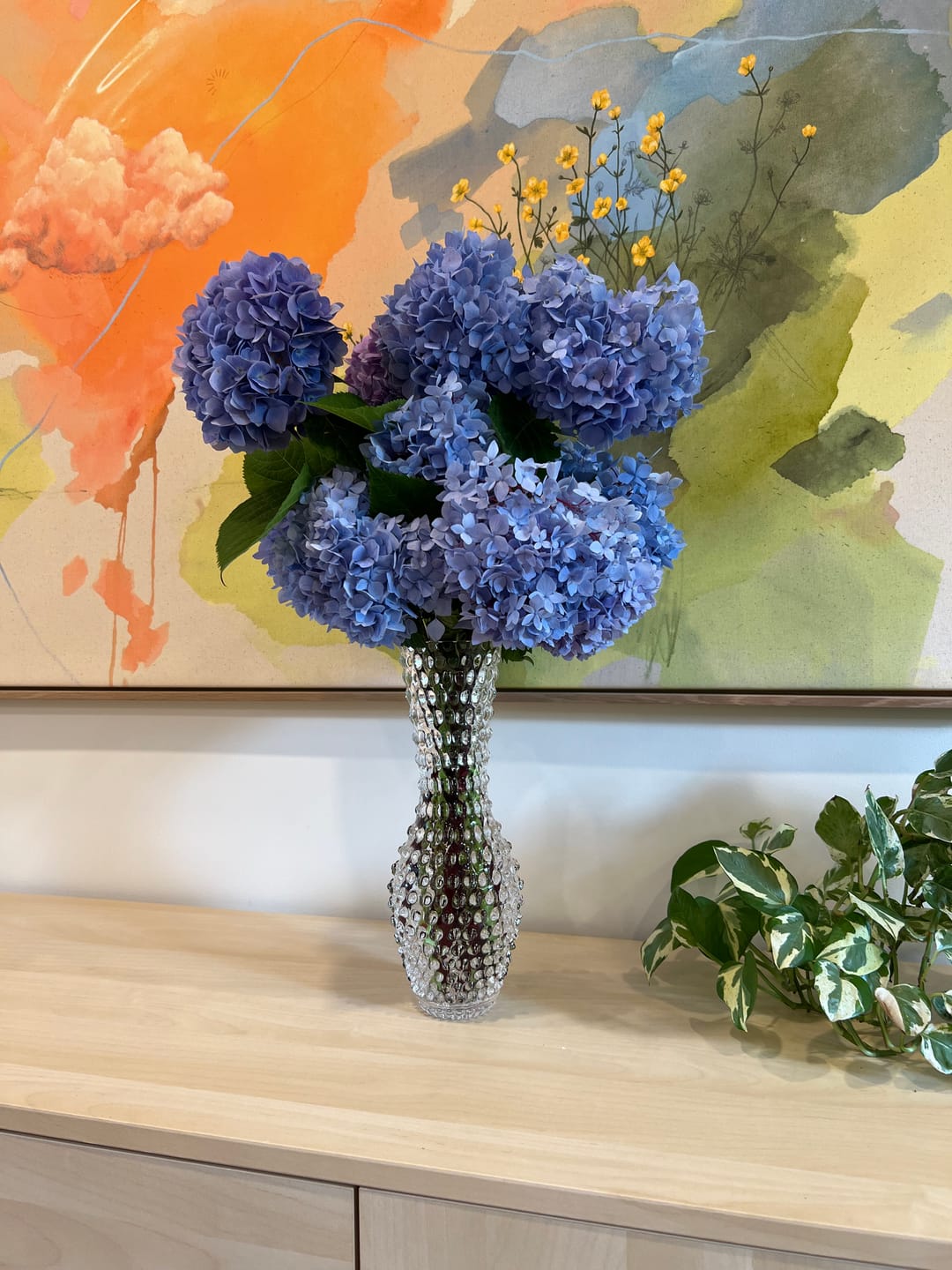 Customer photo review of Crystal Fugu Vase