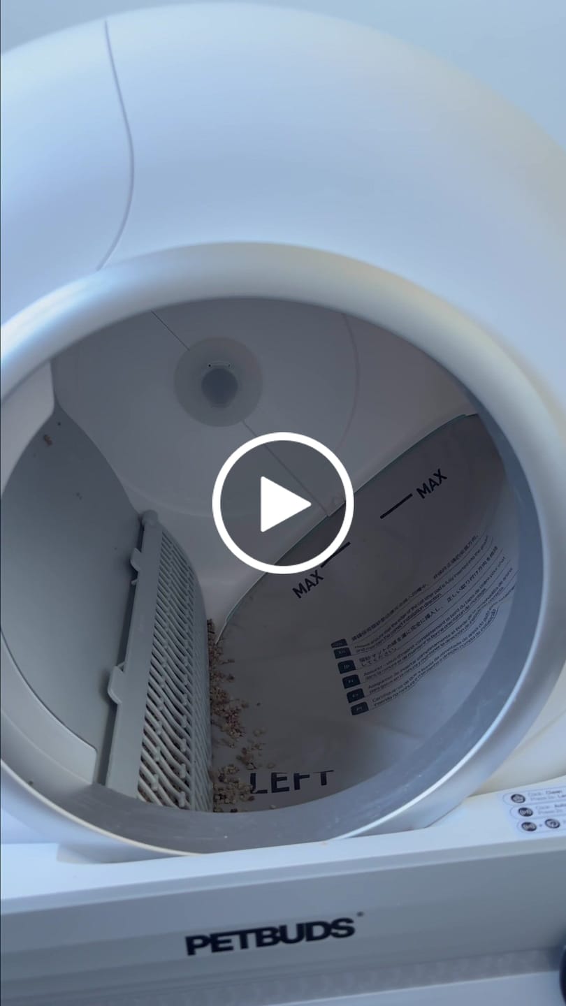 Customer video review of Petbuds™ Pro 2026 Automatic Self-Cleaning Litter Box