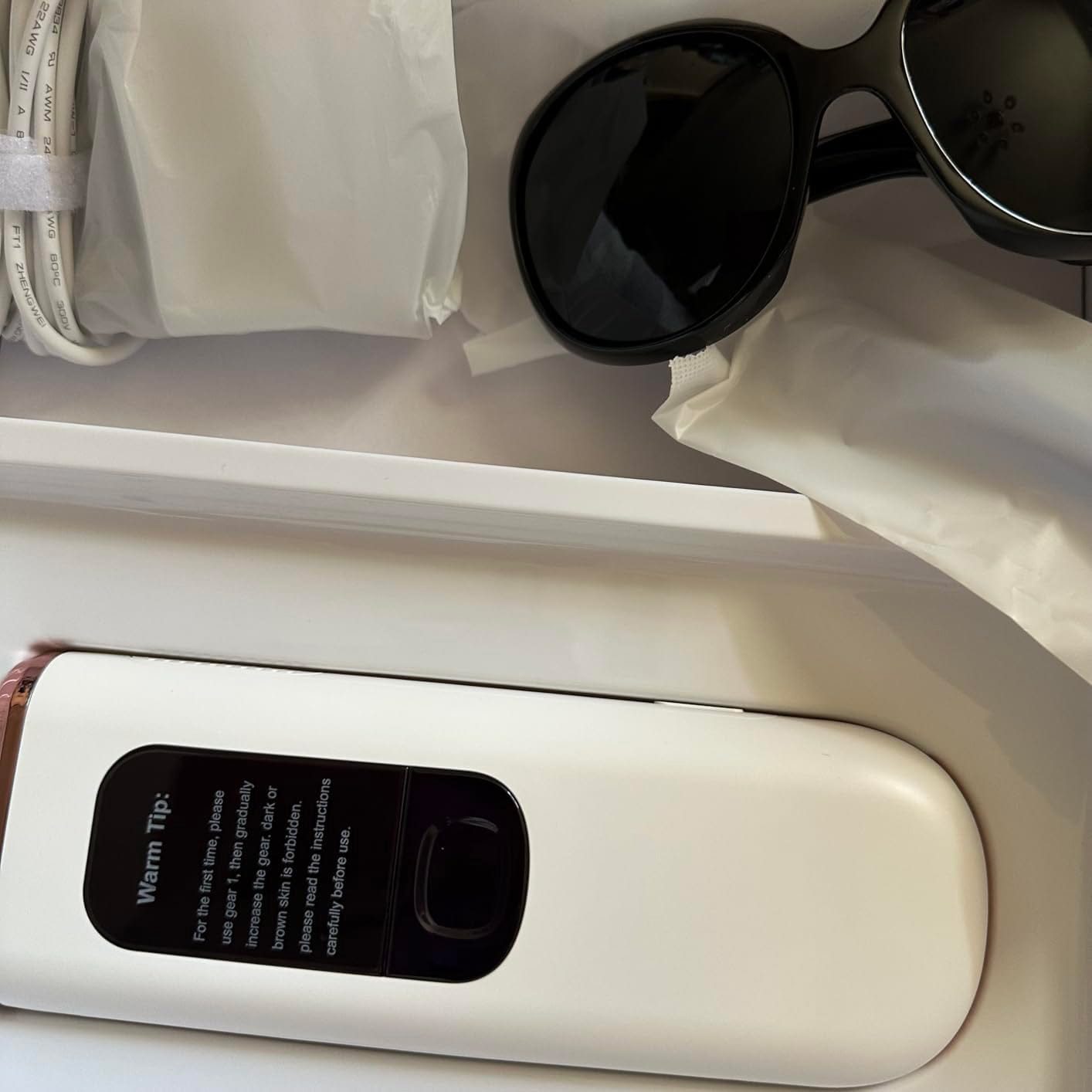 Customer photo review of Oryzom ProSilk – IPL-Technologie mit Kühlfunktion für langanhaltend glatte Haut
