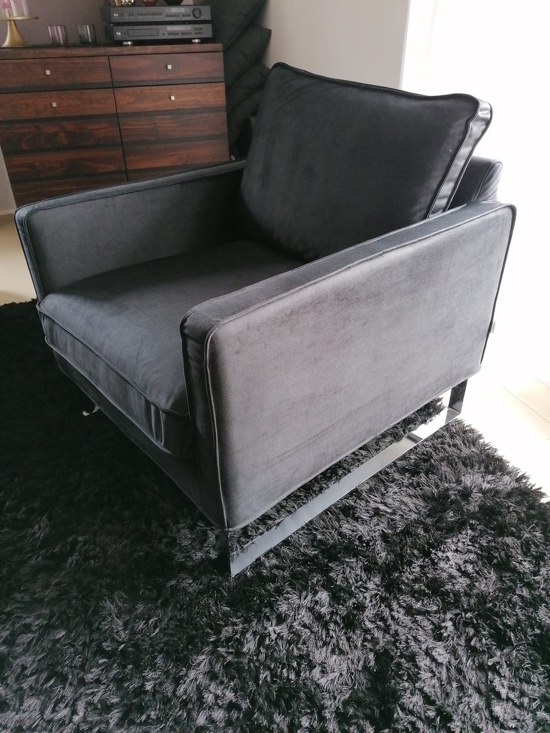 Customer photo review of MELLBY IKEA Armchair Cover