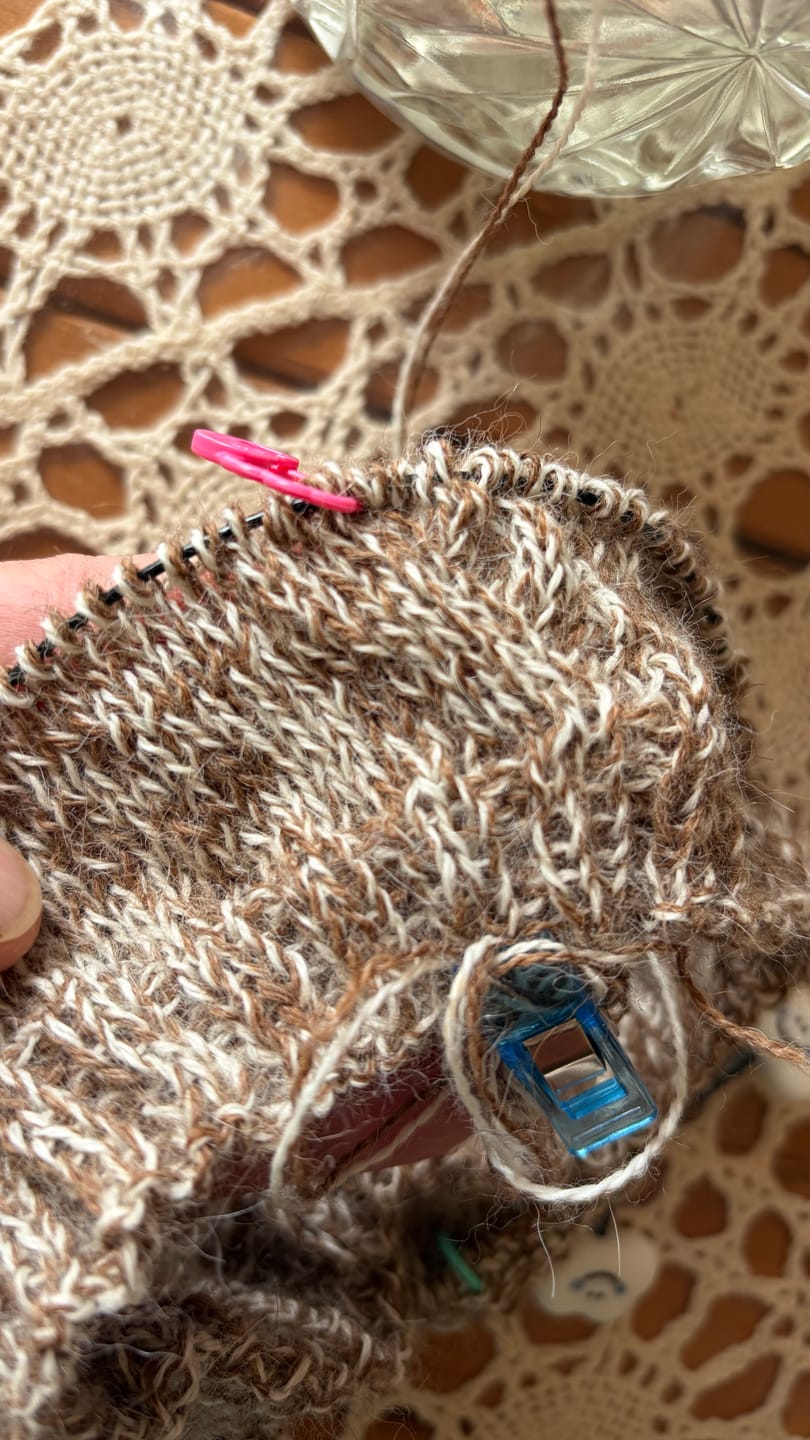 Customer photo review of Baby alpaca Lace blanco SFN10