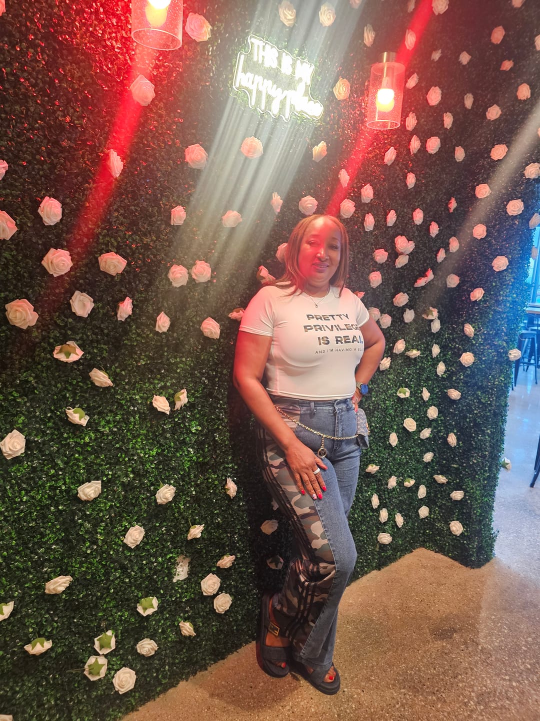 Customer photo review of Army Spice Gyrl Jeans