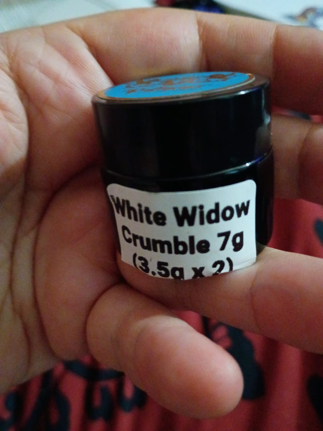Customer photo review of Legendary Crumble White Widow 3.5G (BOGO)